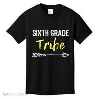 Sixth Grade Tribe 6th Teacher Back To School Gift Kids T-Shirt thumb 0