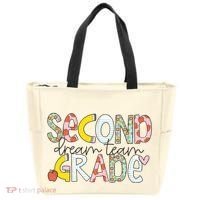 Second Grade Teacher Back To School 2nd Grade Dream Team Tote Bag thumb 0