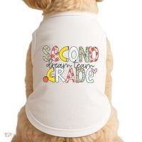 Second Grade Teacher Back To School 2nd Grade Dream Team Doggie Tank thumb 0
