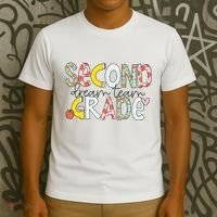 Second Grade Teacher Back To School 2nd Grade Dream Team T-Shirt thumb 3