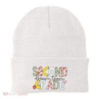 Second Grade Teacher Back To School 2nd Grade Dream Team Beanie thumb 0
