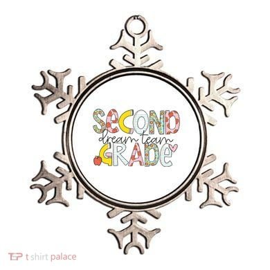 Second Grade Teacher Back To School 2nd Grade Dream Team Ornament