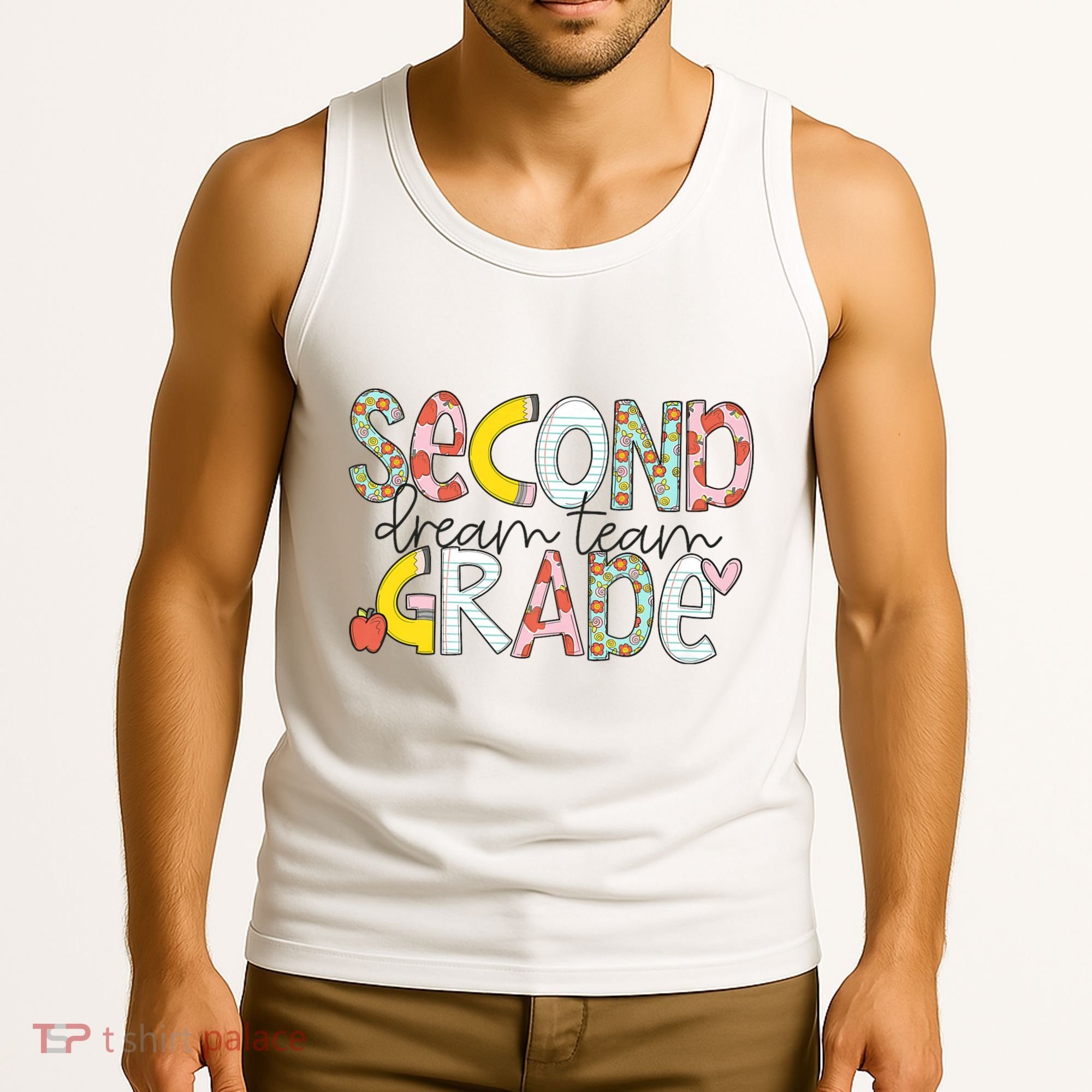 Second Grade Teacher Back To School 2nd Grade Dream Team Tank Top