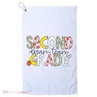 Second Grade Teacher Back To School 2nd Grade Dream Team Golf Towel thumb 0