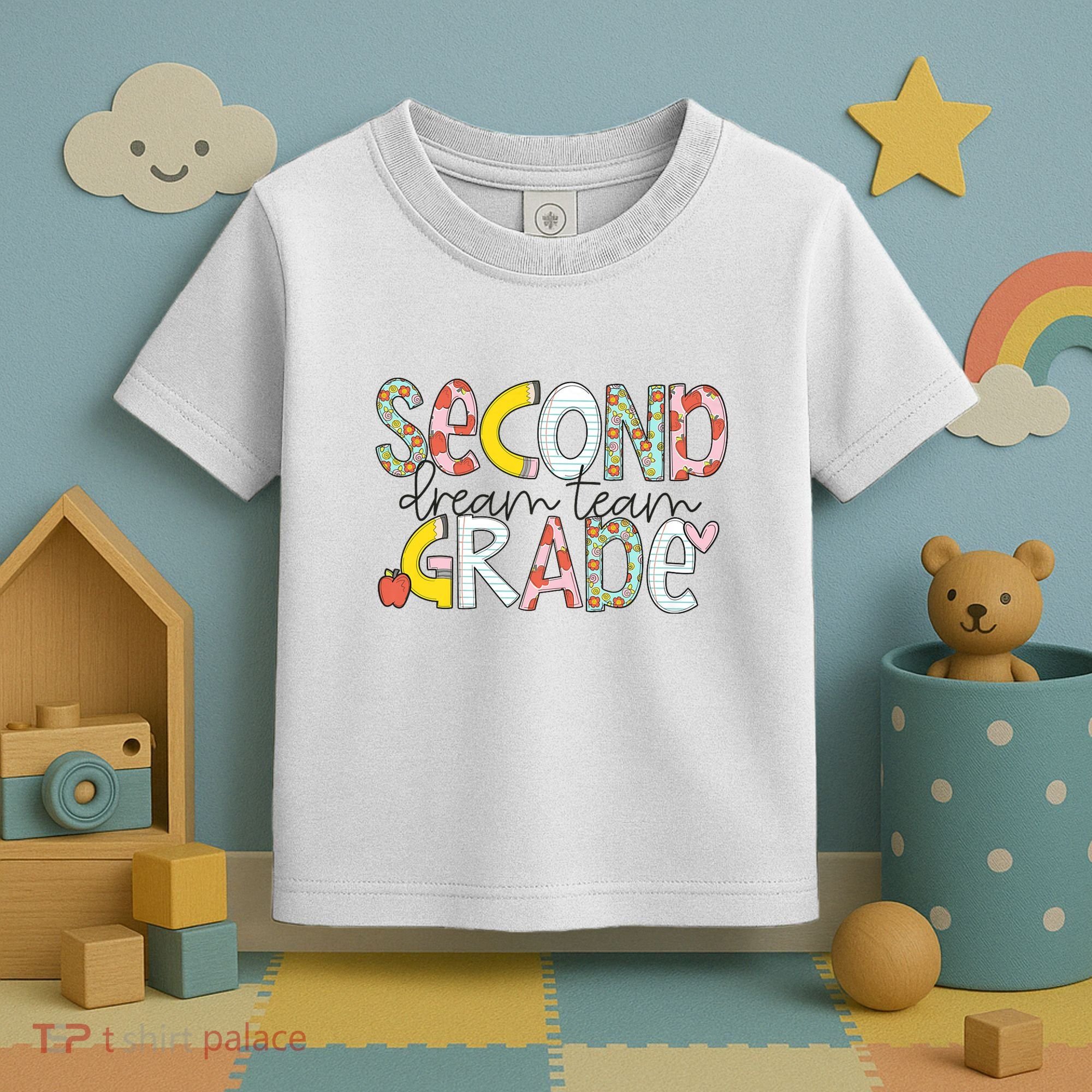 Second Grade Teacher Back To School 2nd Grade Dream Team Toddler T-Shirt