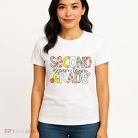 Second Grade Teacher Back To School 2nd Grade Dream Team Women's T-Shirt thumb 4