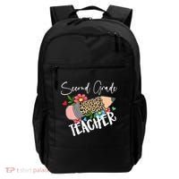 Second Grade Teacher Leopard Pencil 2nd Grade Teacher Backpack thumb 0
