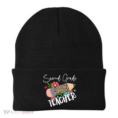 Second Grade Teacher Leopard Pencil 2nd Grade Teacher Beanie