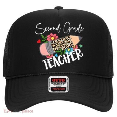 Second Grade Teacher Leopard Pencil 2nd Grade Teacher Hat