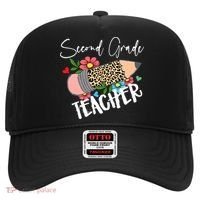 Second Grade Teacher Leopard Pencil 2nd Grade Teacher Hat thumb 0