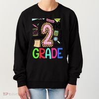 Second Grade Teacher 2nd Grade Back To School Women's Sweatshirt thumb 0