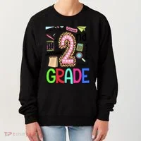 Second Grade Teacher 2nd Grade Back To School Women's Sweatshirt thumb 0