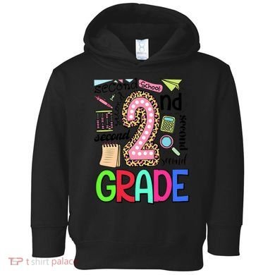 Second Grade Teacher 2nd Grade Back To School Toddler Hoodie