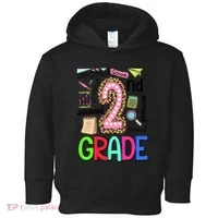 Second Grade Teacher 2nd Grade Back To School Toddler Hoodie thumb 0