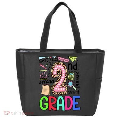 Second Grade Teacher 2nd Grade Back To School Tote Bag