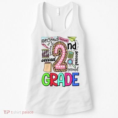 Second Grade Teacher 2nd Grade Back To School Women's Tank Top