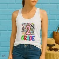 Second Grade Teacher 2nd Grade Back To School Women's Tank Top thumb 2