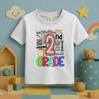 Second Grade Teacher 2nd Grade Back To School Toddler T-Shirt thumb 3