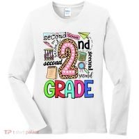 Second Grade Teacher 2nd Grade Back To School Women's Long Sleeve Shirt thumb 0
