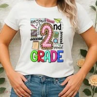 Second Grade Teacher 2nd Grade Back To School Women's T-Shirt thumb 2