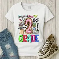 Second Grade Teacher 2nd Grade Back To School Women's T-Shirt thumb 3