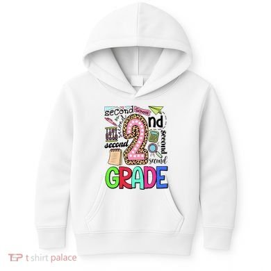Second Grade Teacher 2nd Grade Back To School Kids Hoodie