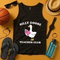 Silly Goose Teacher Club Back To School Teacher Silly Goose Tank Top thumb 4