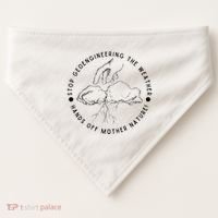 Stop Geoengineering The Weather Anti Government USA-Made Doggie Bandana thumb 0