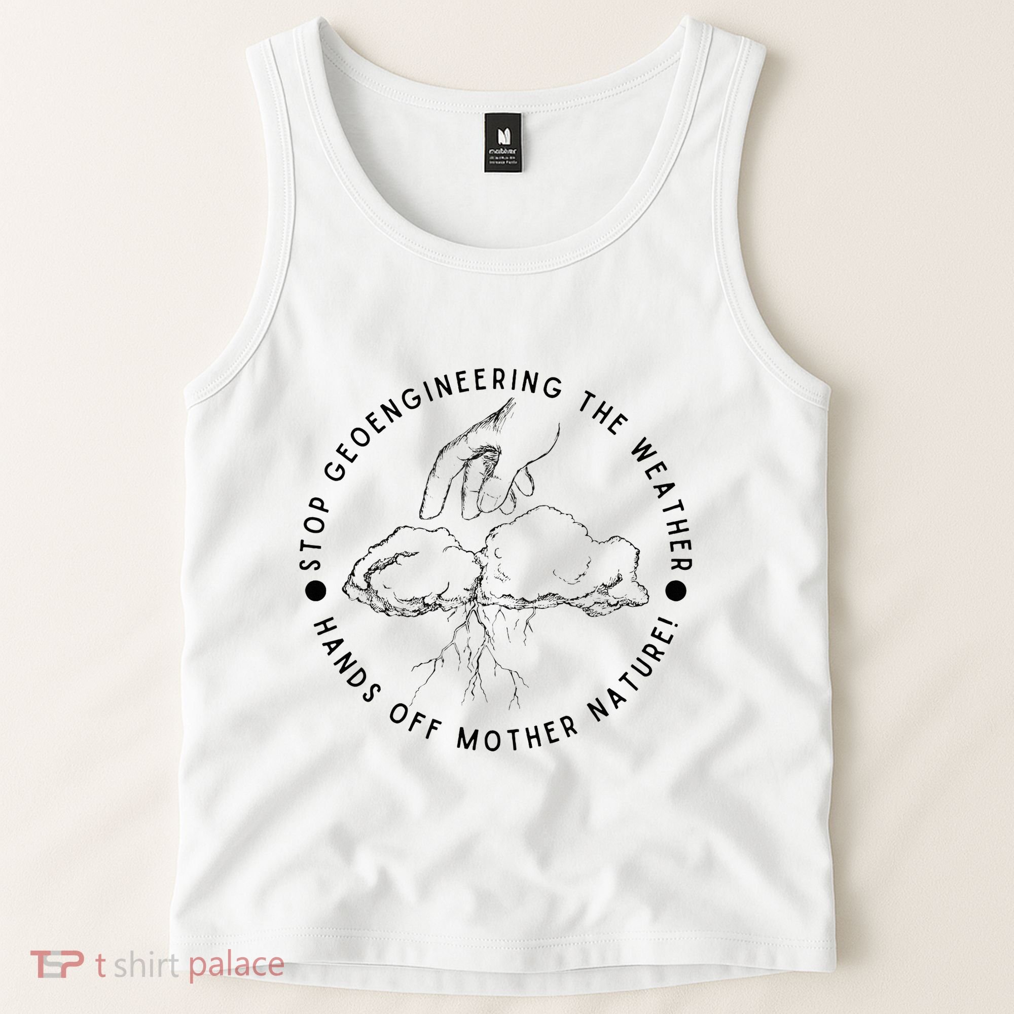 Stop Geoengineering The Weather Anti Government Tank Top