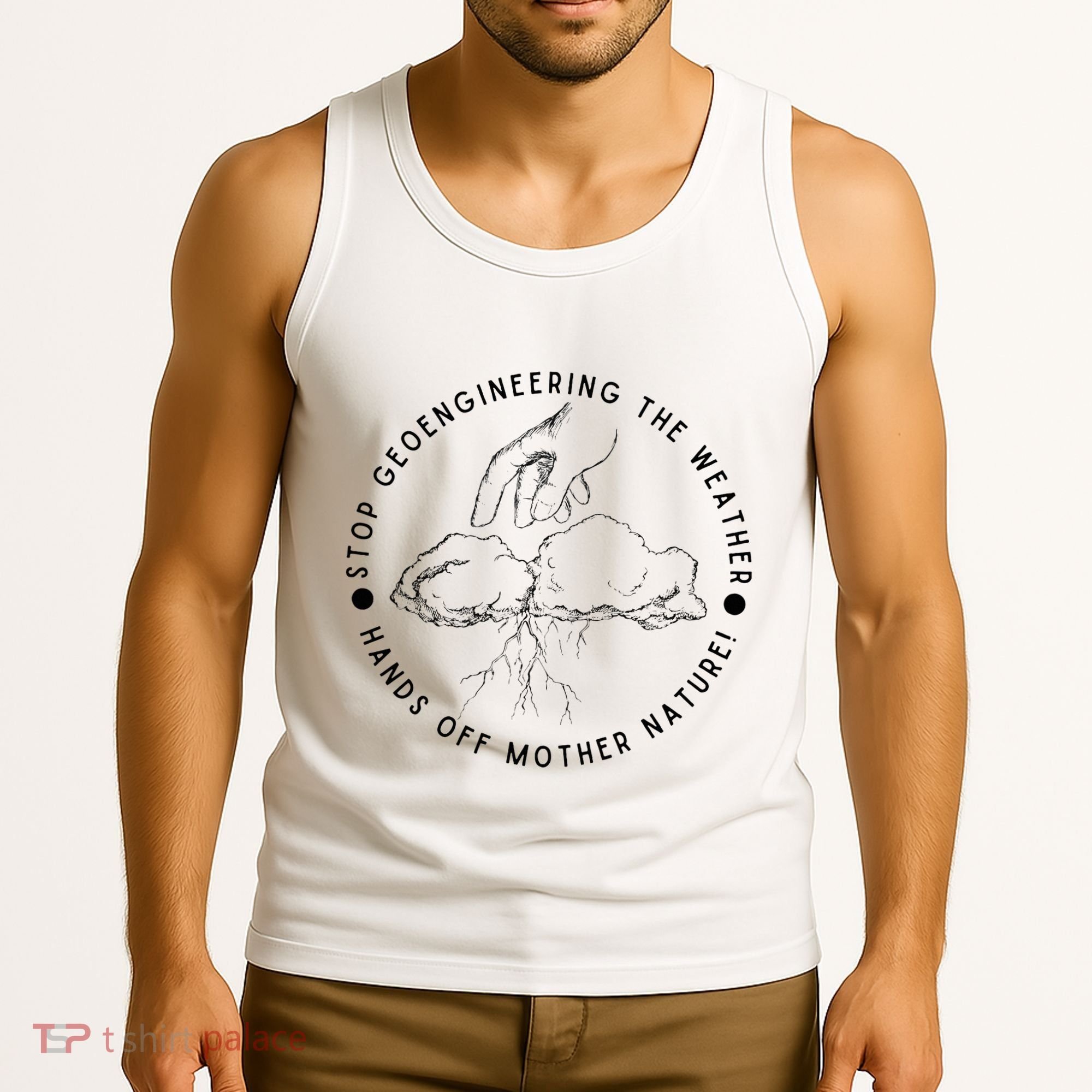Stop Geoengineering The Weather Anti Government Tank Top