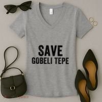 Save Gobekli Tepe Worlds First Temple Rise Of Civilization Megalith Archaeology Women's V-Neck T-Shirt thumb 2