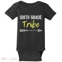 Sixth Grade Tribe 6th Teacher Back To School Gift Baby Bodysuit thumb 0