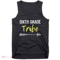 Sixth Grade Tribe 6th Teacher Back To School Gift Tank Top thumb 0