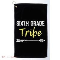 Sixth Grade Tribe 6th Teacher Back To School Gift Golf Towel thumb 0