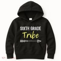 Sixth Grade Tribe 6th Teacher Back To School Gift Kids Hoodie thumb 0