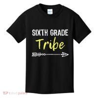 Sixth Grade Tribe 6th Teacher Back To School Gift Kids T-Shirt thumb 0