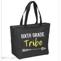 Sixth Grade Tribe 6th Teacher Back To School Gift Tote Bag thumb 2