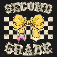 Second Grade Teacher Coquette Pencil Bow Back To School Women's Tank Top thumb 5