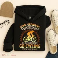 Some Grandpas Take Naps Real Grandpas Go Cycling Hoodie thumb 4