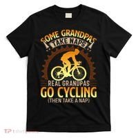 Some Grandpas Take Naps Real Grandpas Go Cycling T-Shirt thumb 0
