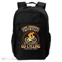 Some Grandpas Take Naps Real Grandpas Go Cycling Backpack thumb 0