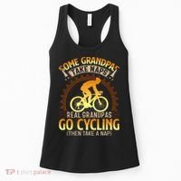 Some Grandpas Take Naps Real Grandpas Go Cycling Women's Tank Top thumb 0