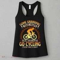 Some Grandpas Take Naps Real Grandpas Go Cycling Women's Tank Top thumb 3