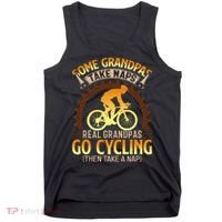 Some Grandpas Take Naps Real Grandpas Go Cycling Tank Top thumb 0