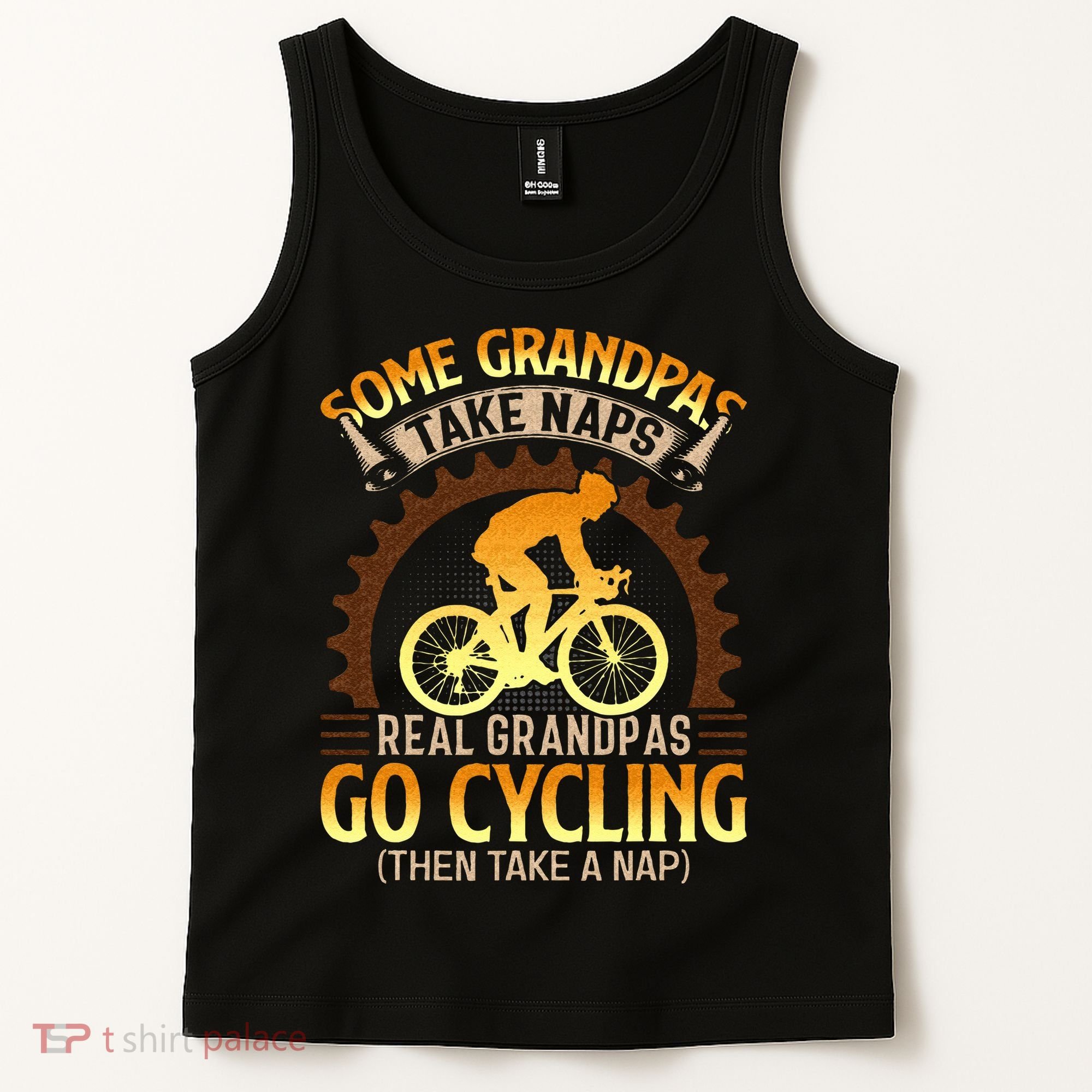 Some Grandpas Take Naps Real Grandpas Go Cycling Tank Top