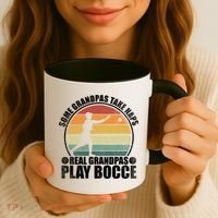 Some Grandpas Take Naps Real Grandpas Play Bocce Ball Coffee Mug thumb 3