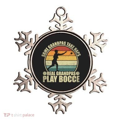Some Grandpas Take Naps Real Grandpas Play Bocce Ball Ornament