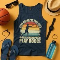 Some Grandpas Take Naps Real Grandpas Play Bocce Ball Tank Top thumb 4