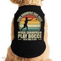 Some Grandpas Take Naps Real Grandpas Play Bocce Ball Cool Gift Doggie Tank thumb 0