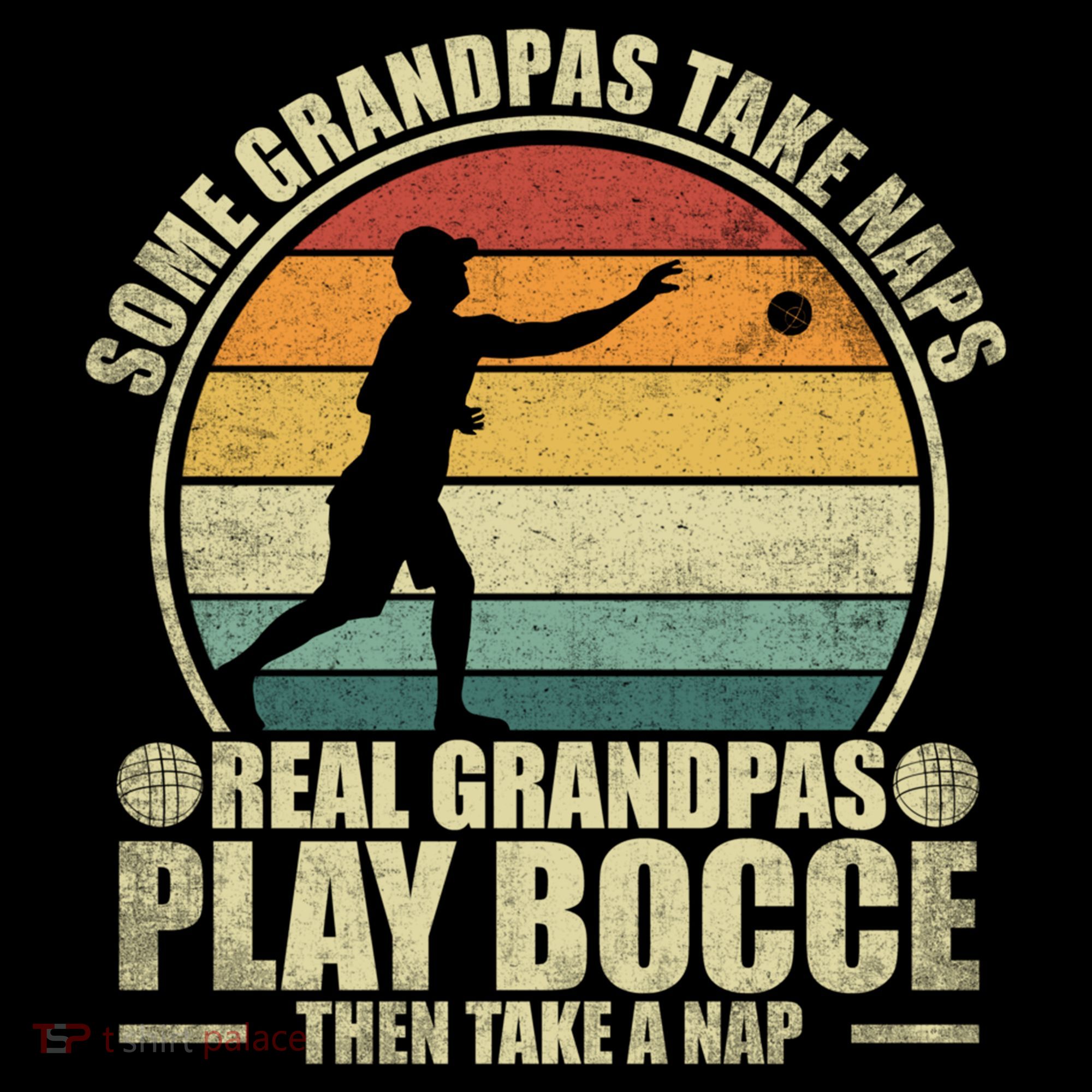 Some Grandpas Take Naps Real Grandpas Play Bocce Ball Cool Gift Coffee Mug